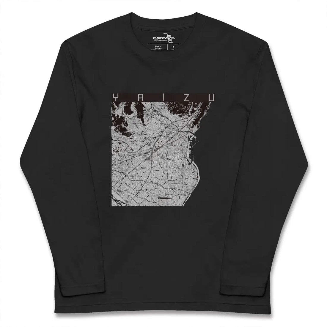 【焼津(静岡県)】地図柄ロングスリーブTシャツ