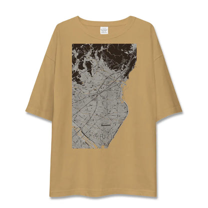 【焼津（静岡県）】地図柄ビッグシルエットTシャツ
