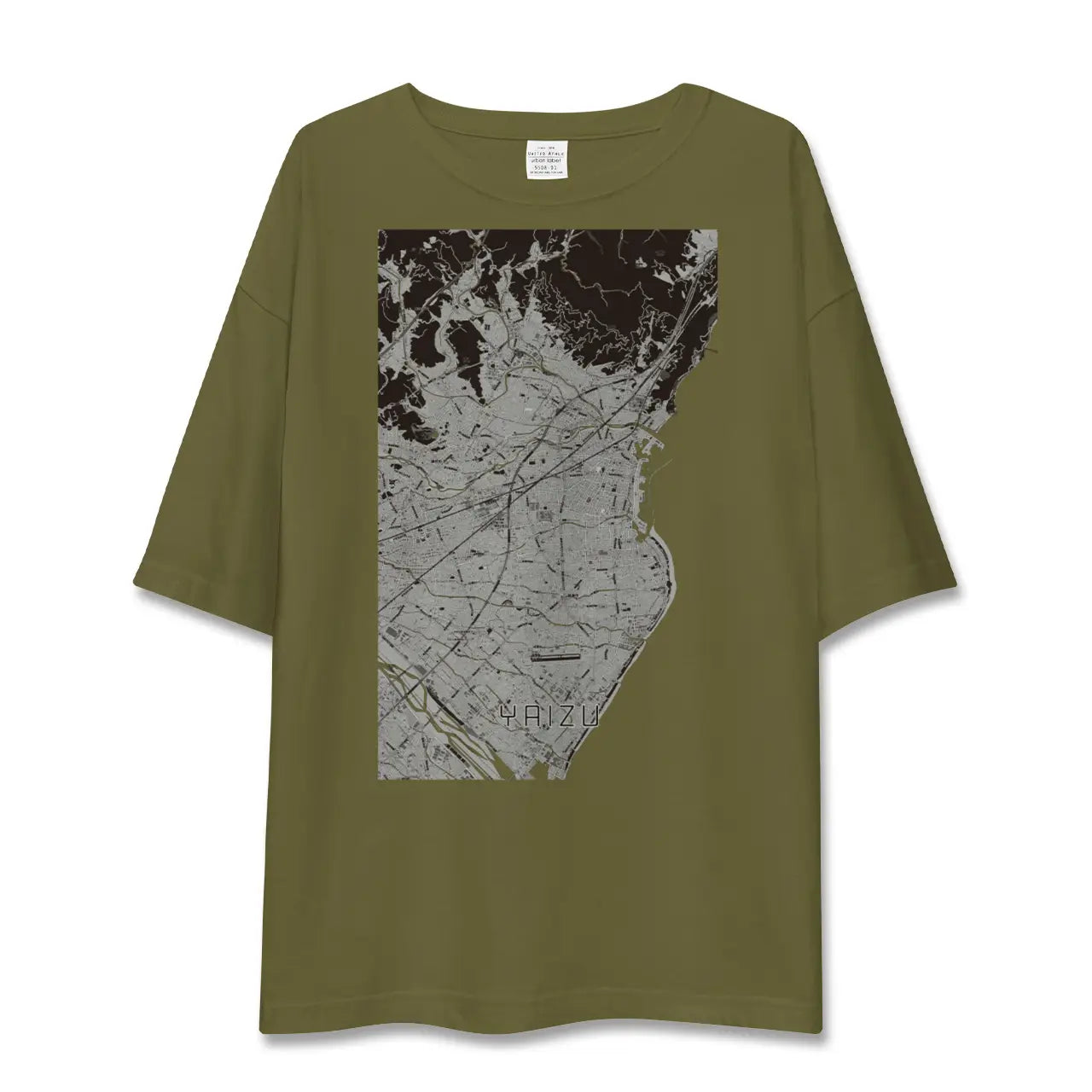 【焼津（静岡県）】地図柄ビッグシルエットTシャツ
