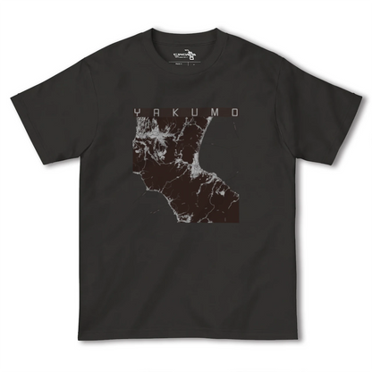 【八雲（北海道）】地図柄ヘビーウェイトTシャツ