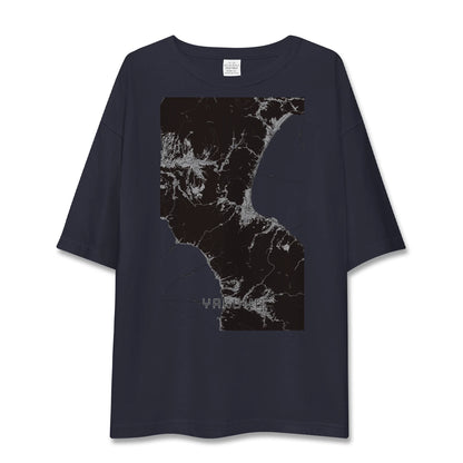 【八雲（北海道）】地図柄ビッグシルエットTシャツ