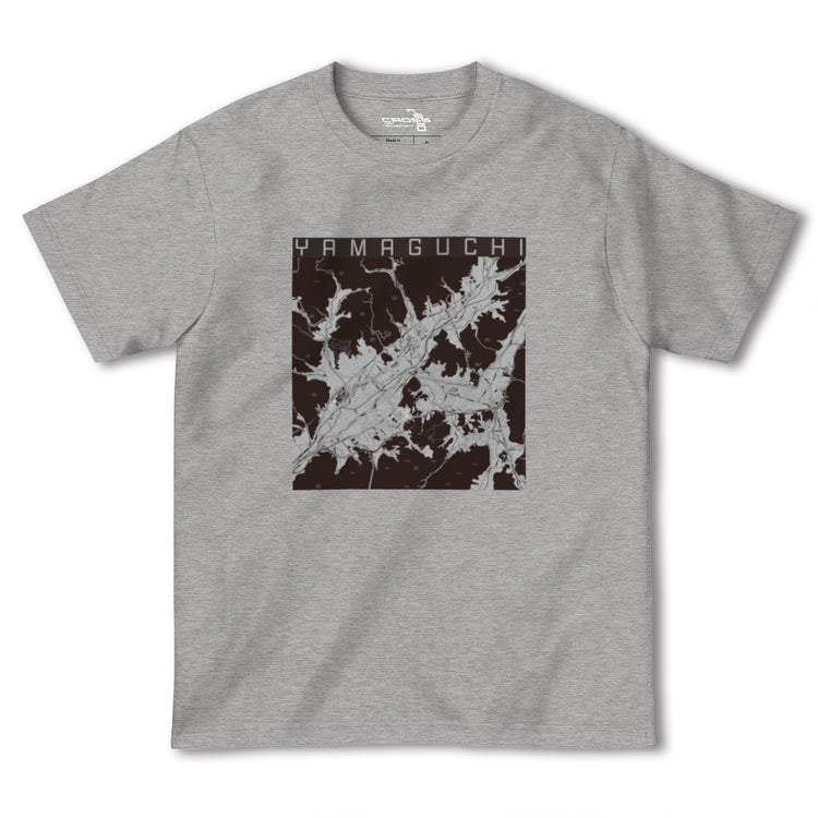 【山口（山口県）】地図柄ヘビーウェイトTシャツ