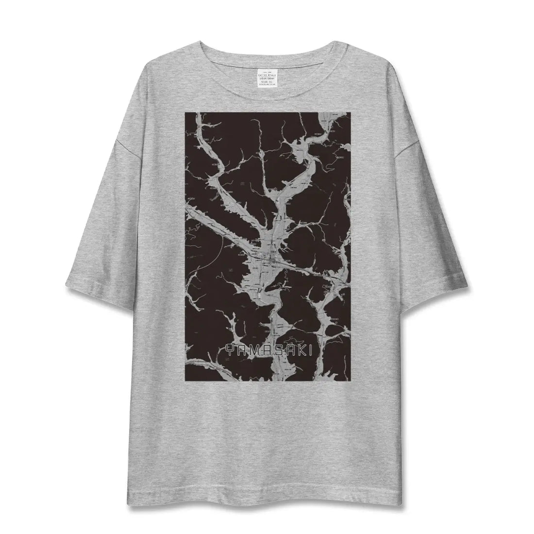 【山崎（兵庫県）】地図柄ビッグシルエットTシャツ
