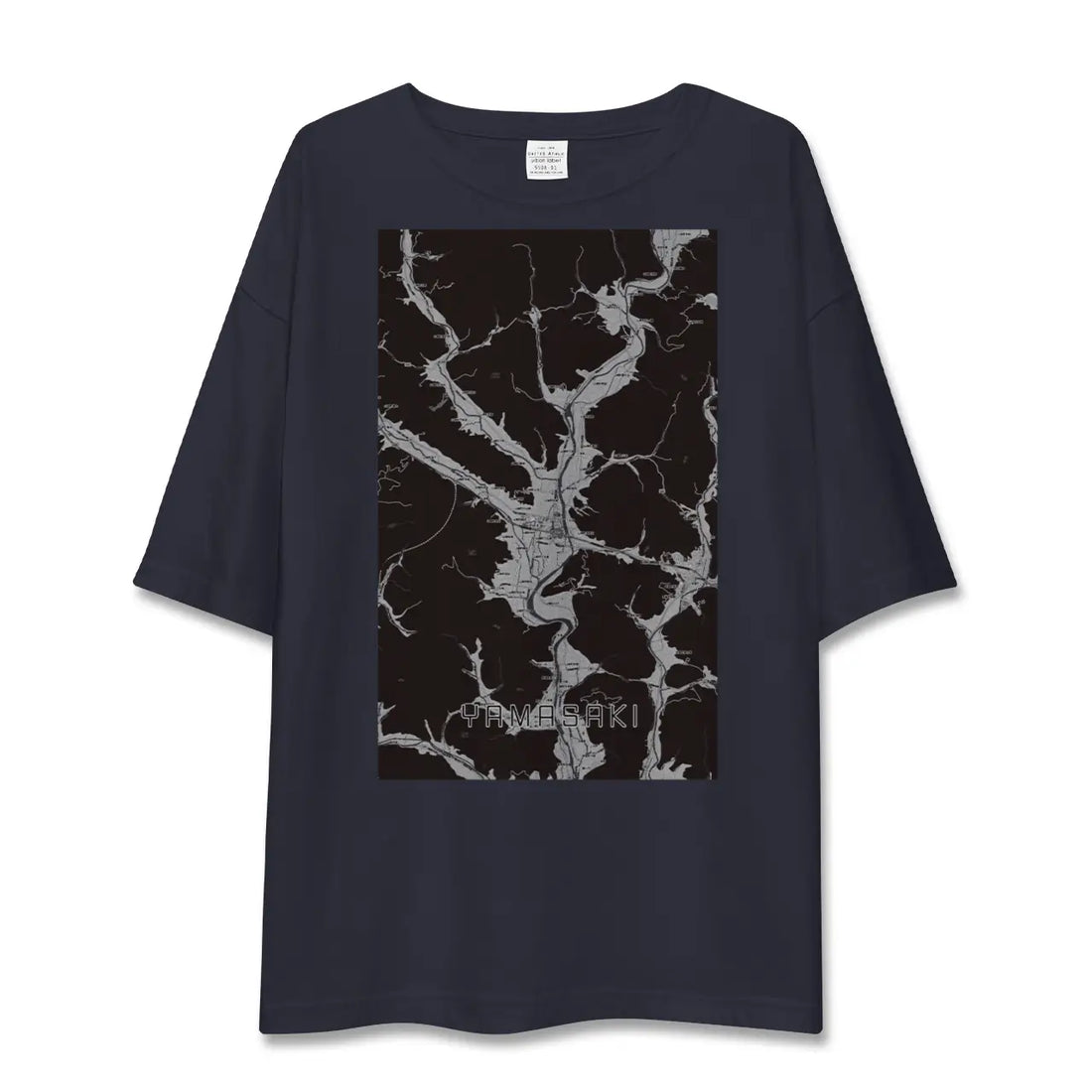 【山崎(兵庫県)】地図柄ビッグシルエットTシャツ