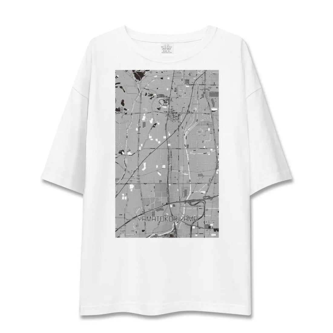 【大和郡山（奈良県）】地図柄ビッグシルエットTシャツ