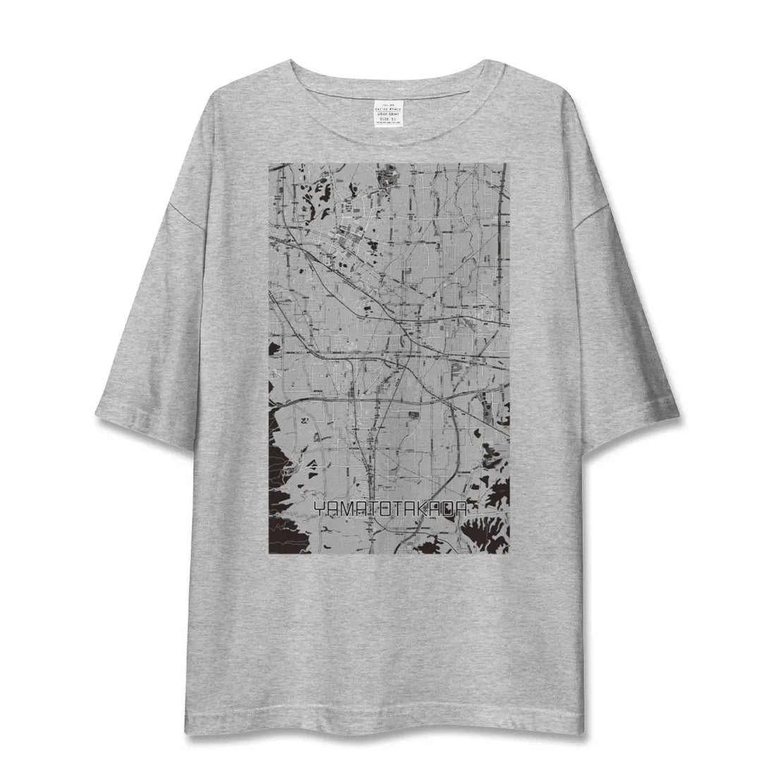【大和高田(奈良県)】地図柄ビッグシルエットTシャツ