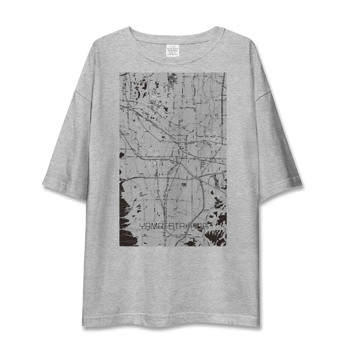 【大和高田（奈良県）】地図柄ビッグシルエットTシャツ
