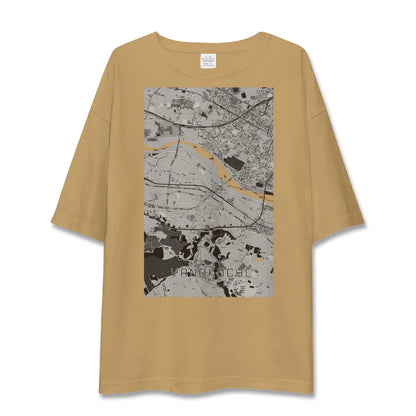 【矢野口（東京都）】地図柄ビッグシルエットTシャツ