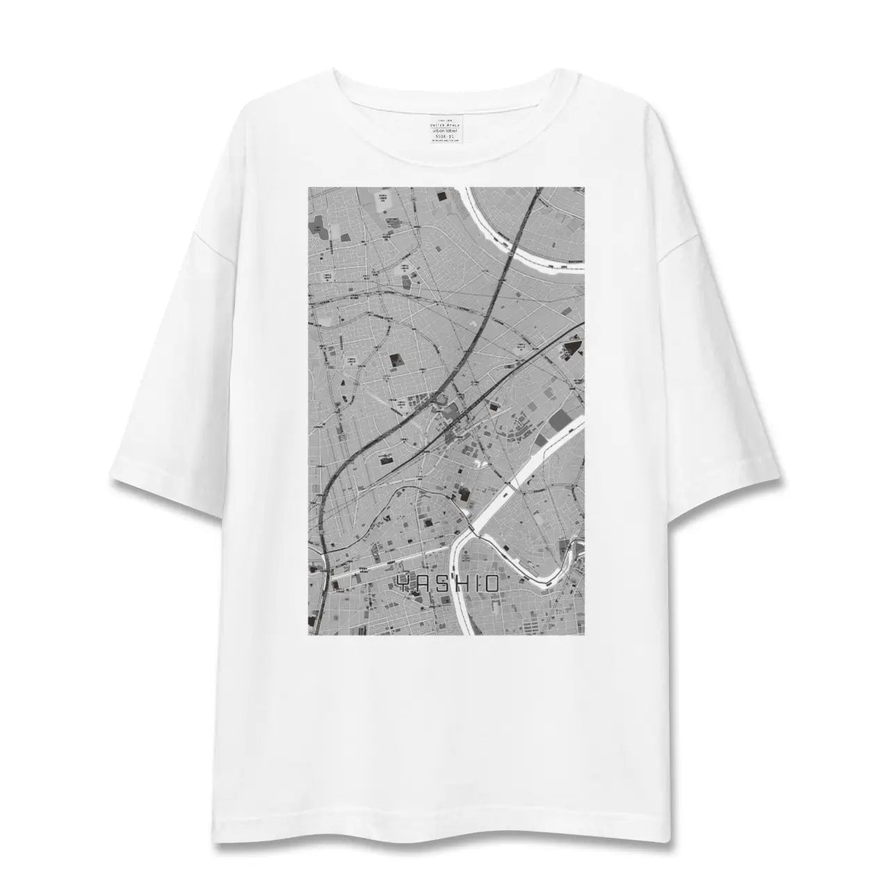 【八潮（埼玉県）】地図柄ビッグシルエットTシャツ