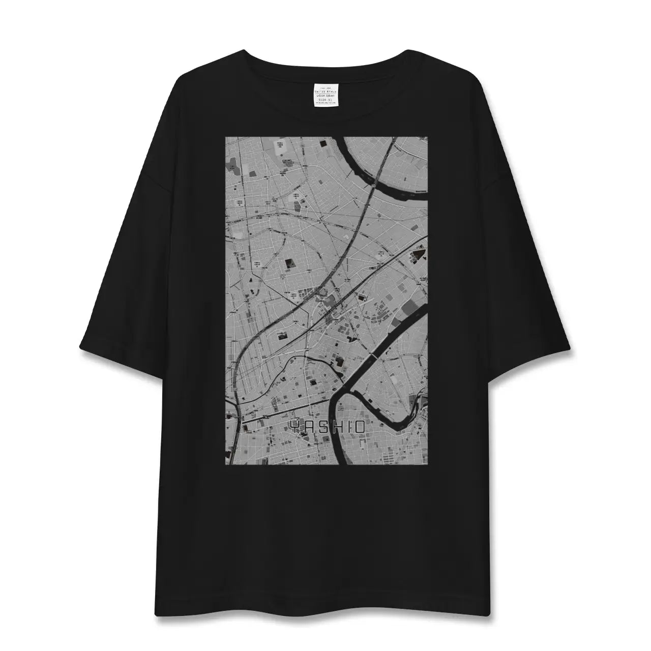 【八潮（埼玉県）】地図柄ビッグシルエットTシャツ