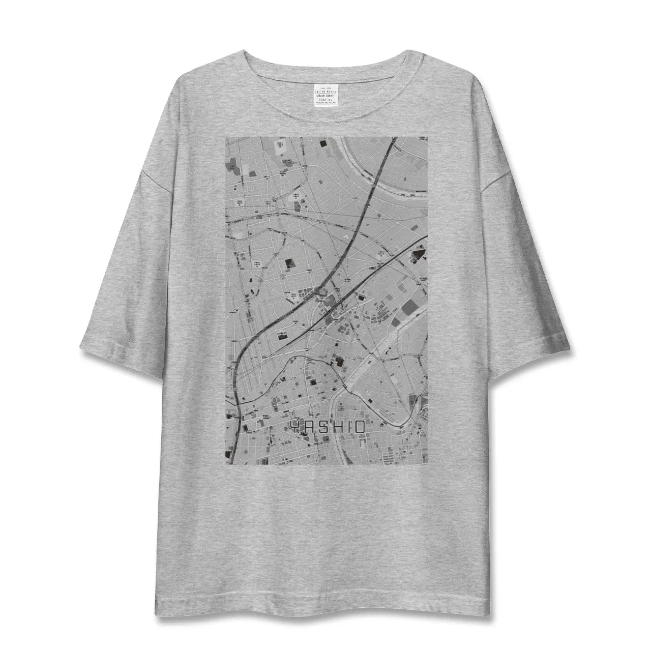 【八潮（埼玉県）】地図柄ビッグシルエットTシャツ