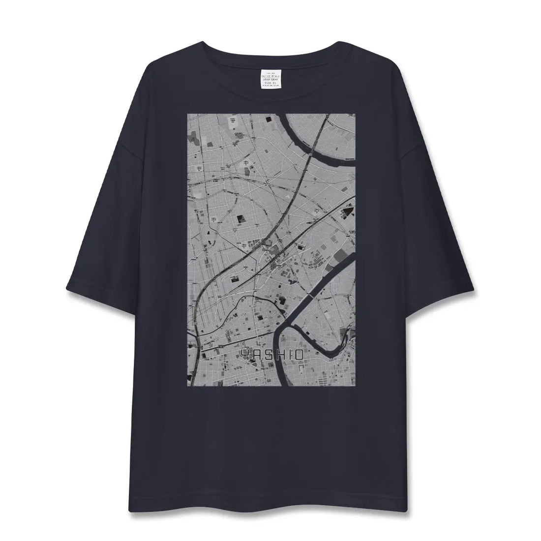 【八潮(埼玉県)】地図柄ビッグシルエットTシャツ