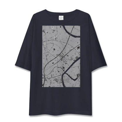 【八潮（埼玉県）】地図柄ビッグシルエットTシャツ