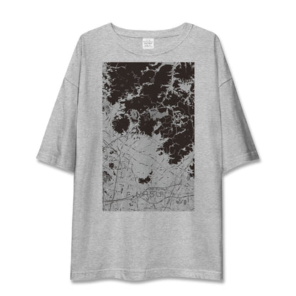 【夜須（福岡県）】地図柄ビッグシルエットTシャツ