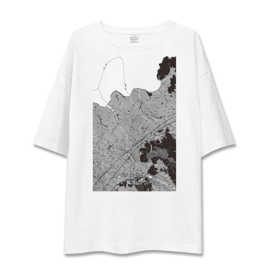 【野洲(滋賀県)】地図柄ビッグシルエットTシャツ