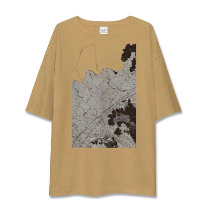【野洲（滋賀県）】地図柄ビッグシルエットTシャツ