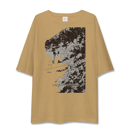 【八幡浜（愛媛県）】地図柄ビッグシルエットTシャツ
