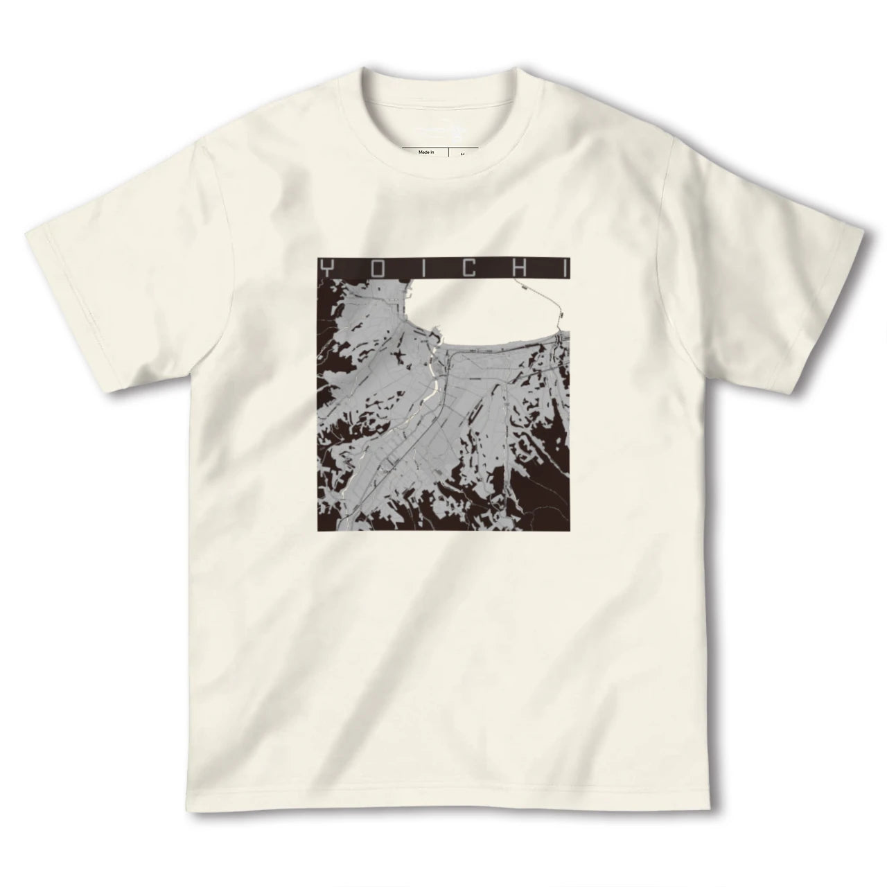 【余市（北海道）】地図柄ヘビーウェイトTシャツ