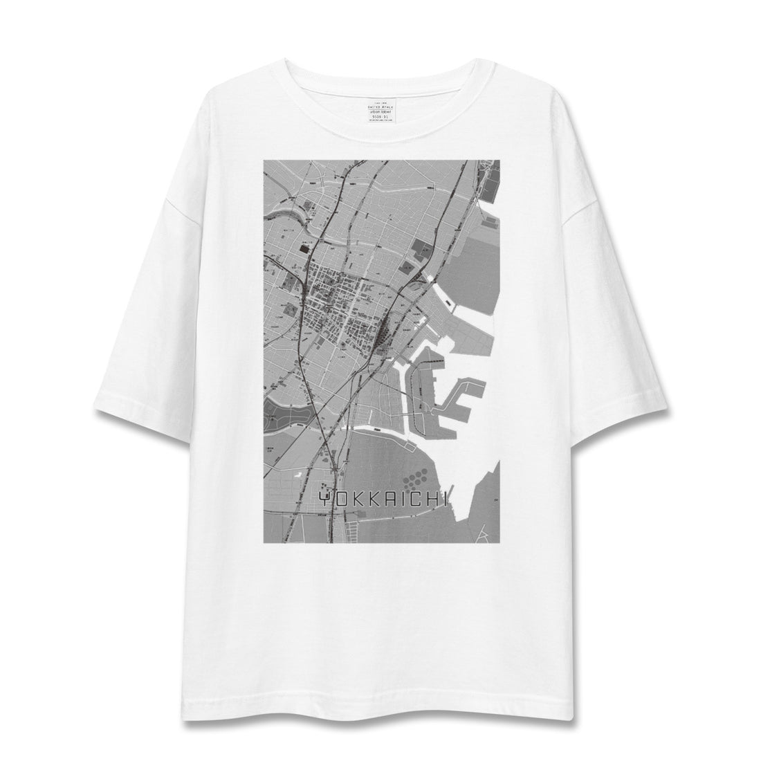 【四日市(三重県)】地図柄ビッグシルエットTシャツ