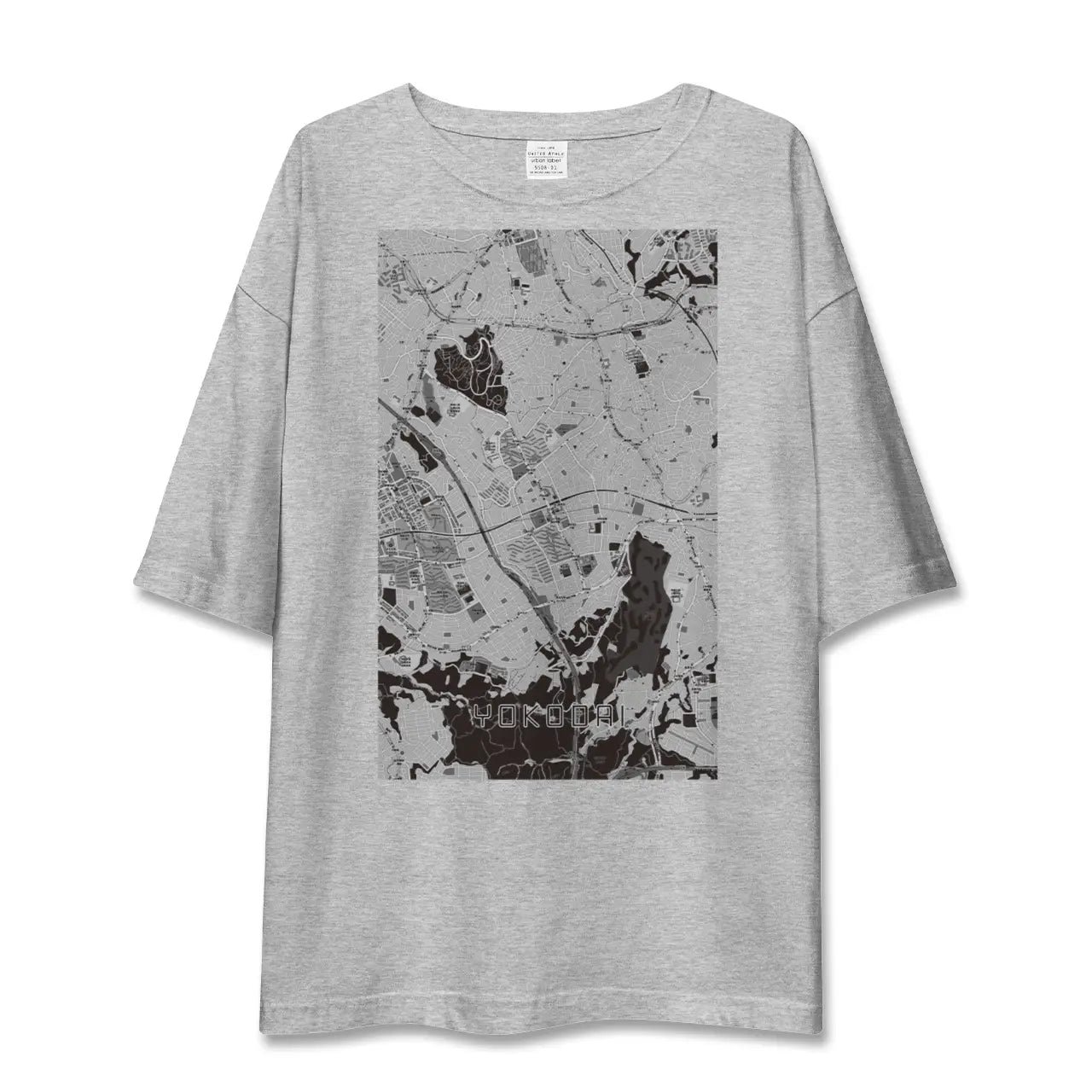 【洋光台（神奈川県）】地図柄ビッグシルエットTシャツ