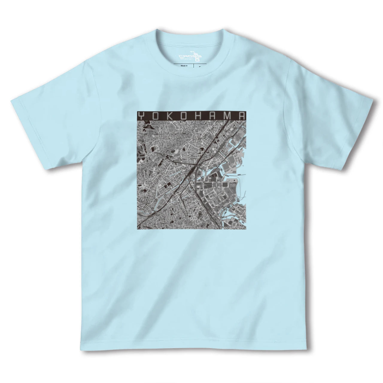 【横浜2（神奈川県）】地図柄ヘビーウェイトTシャツ