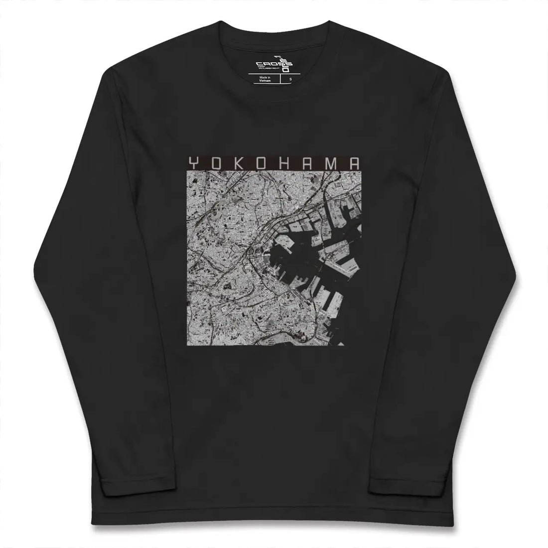 【横浜(神奈川県)】地図柄ロングスリーブTシャツ