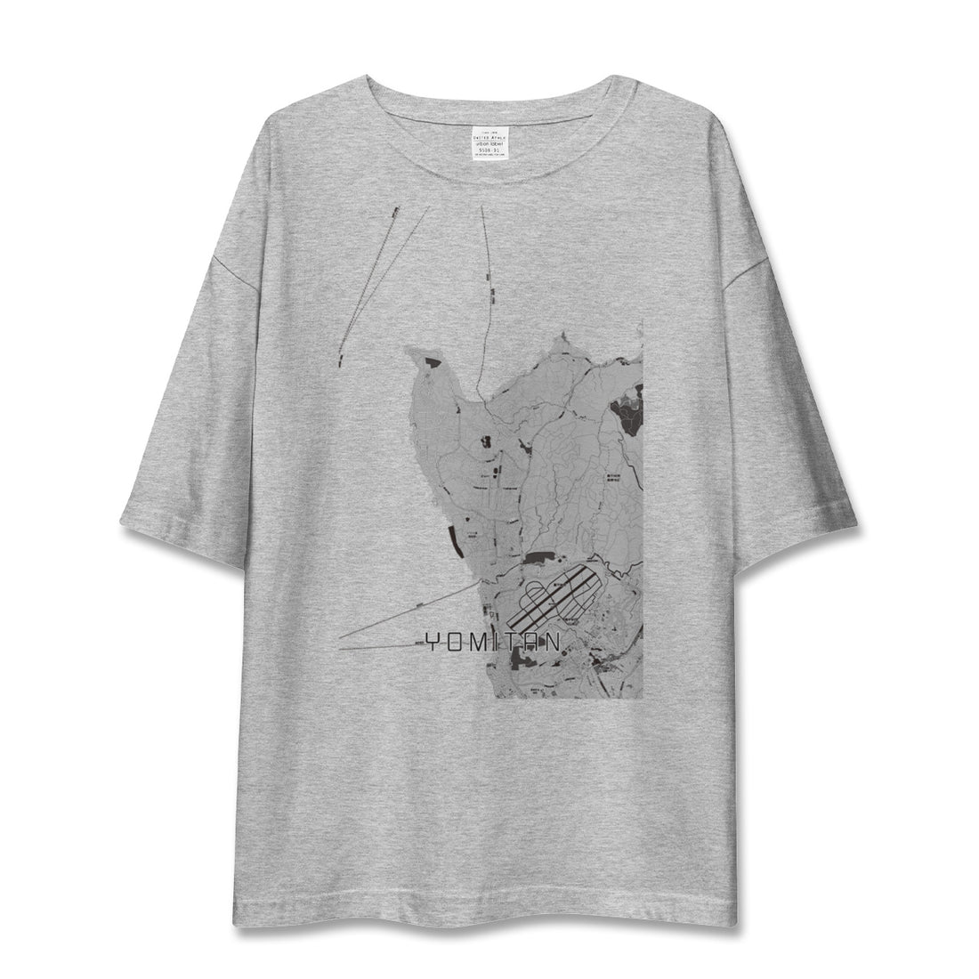 【読谷（沖縄県）】地図柄ビッグシルエットTシャツ