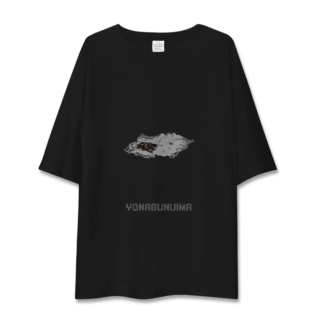 【与那国島(沖縄県)】地図柄ビッグシルエットTシャツ