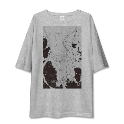 【米沢（山形県）】地図柄ビッグシルエットTシャツ