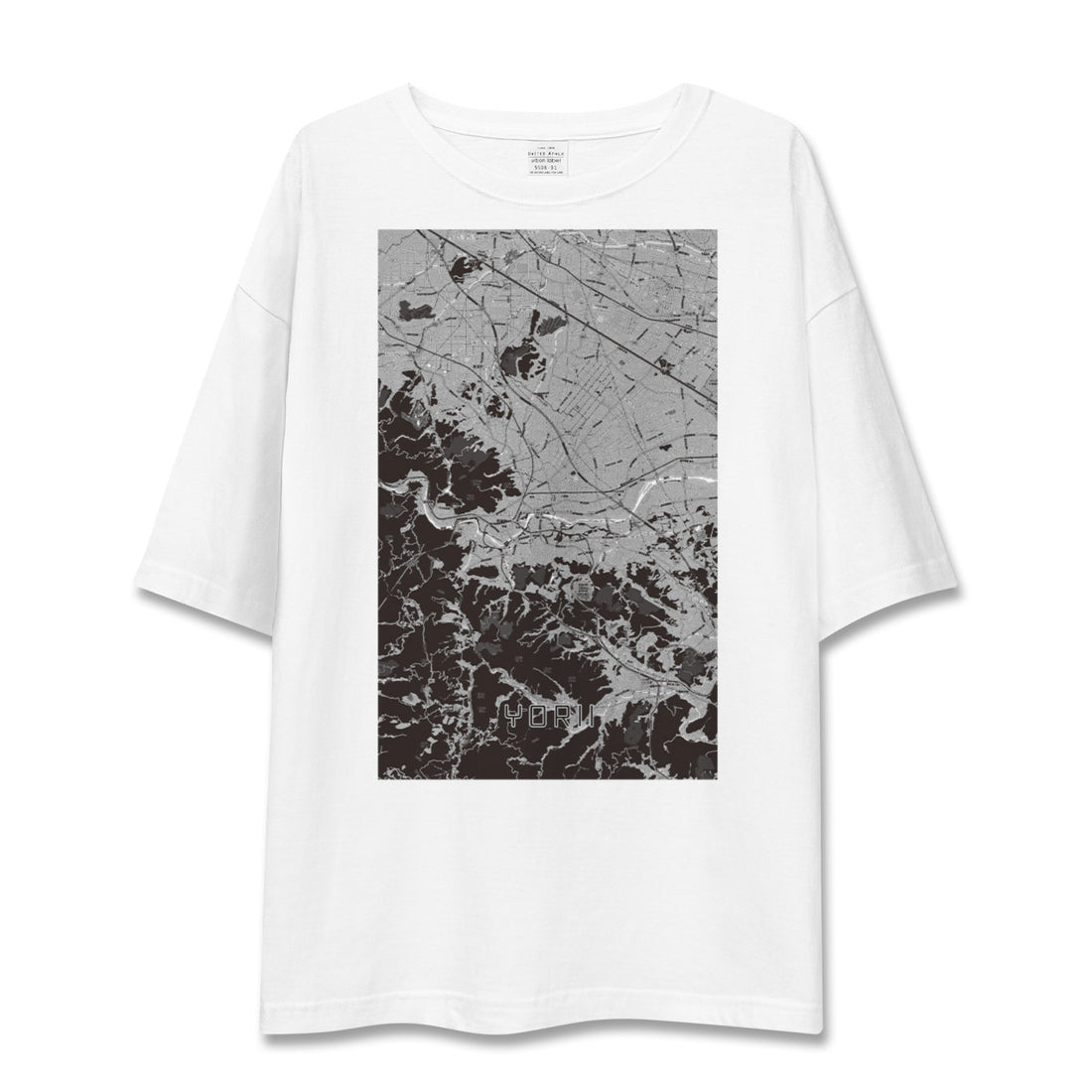 【寄居(埼玉県)】地図柄ビッグシルエットTシャツ