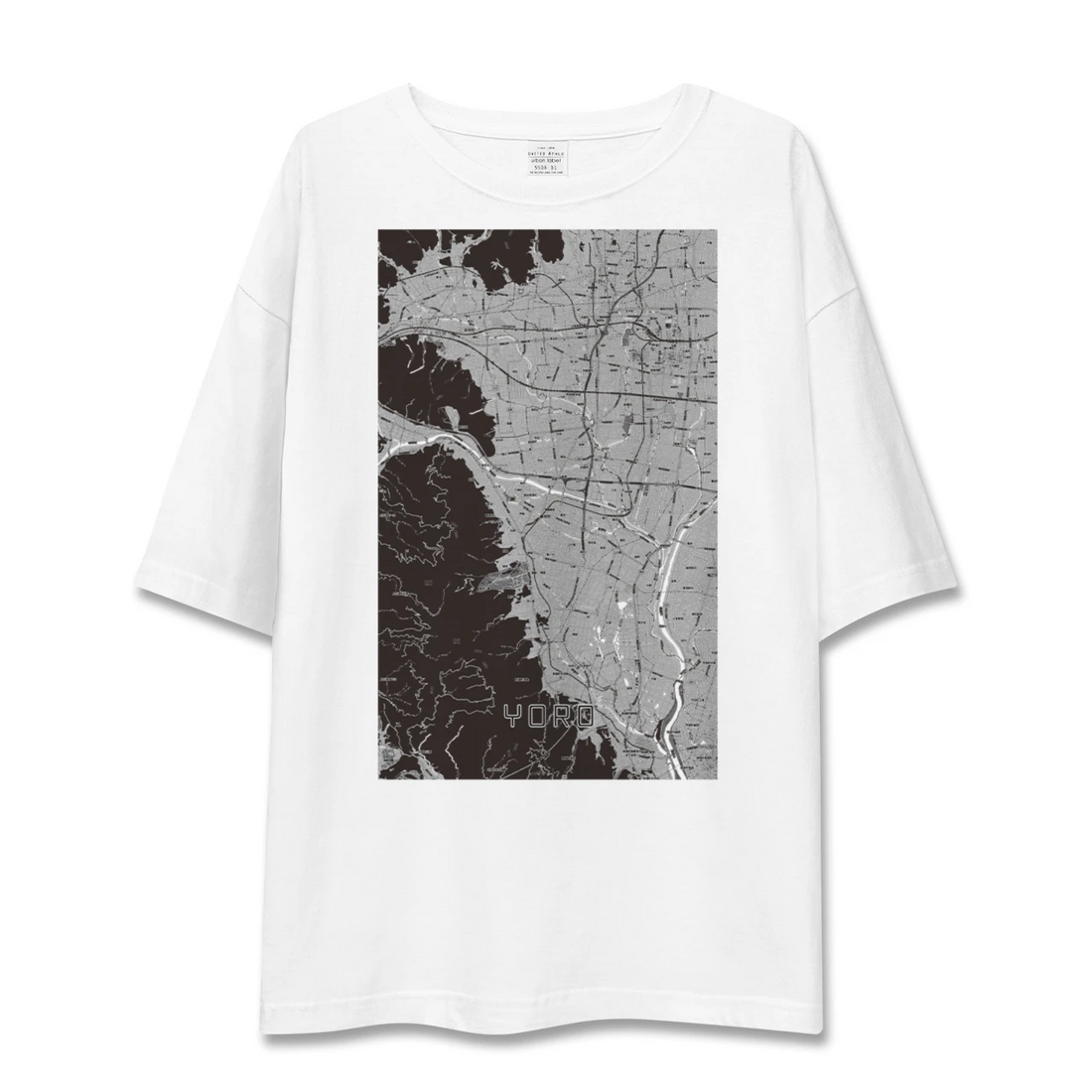 【養老(岐阜県)】地図柄ビッグシルエットTシャツ