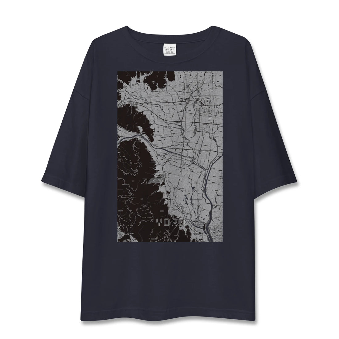 【養老（岐阜県）】地図柄ビッグシルエットTシャツ
