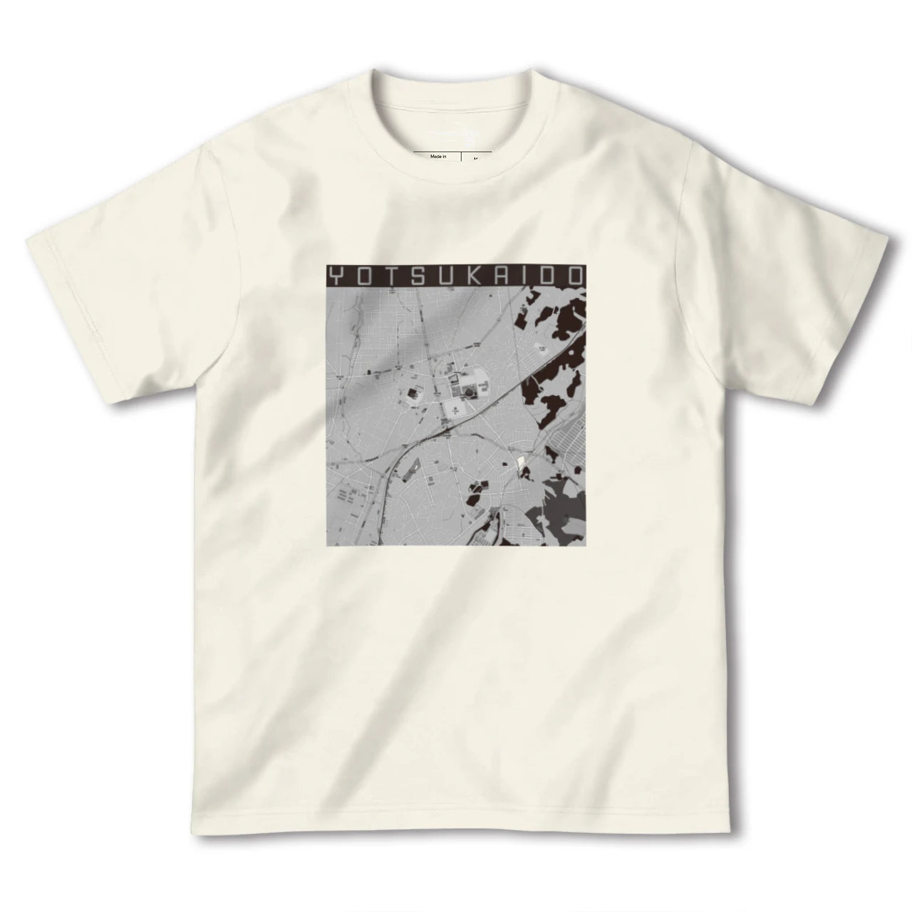 【四街道（千葉県）】地図柄ヘビーウェイトTシャツ