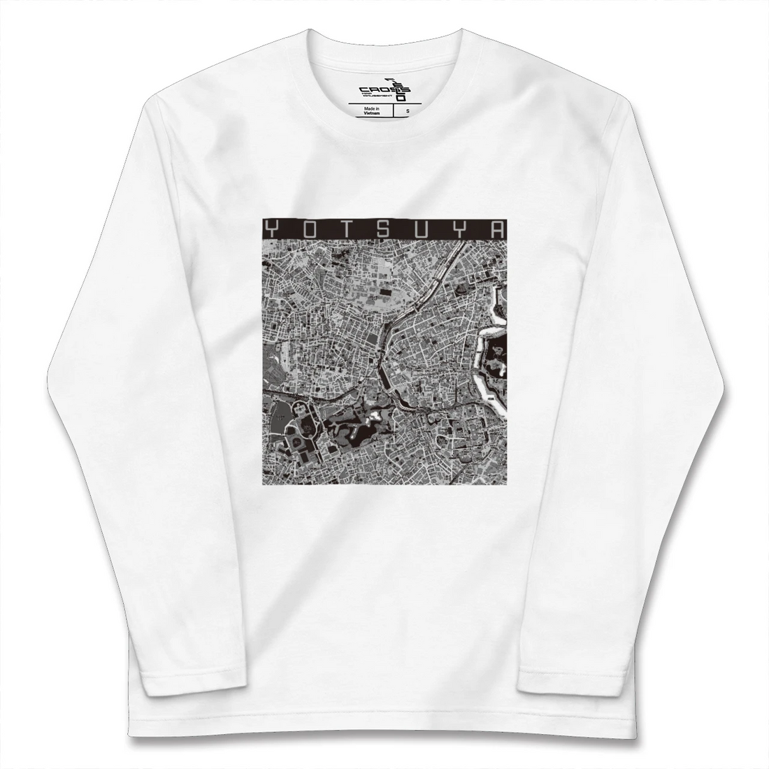 【四ツ谷（東京都）】地図柄ロングスリーブTシャツ