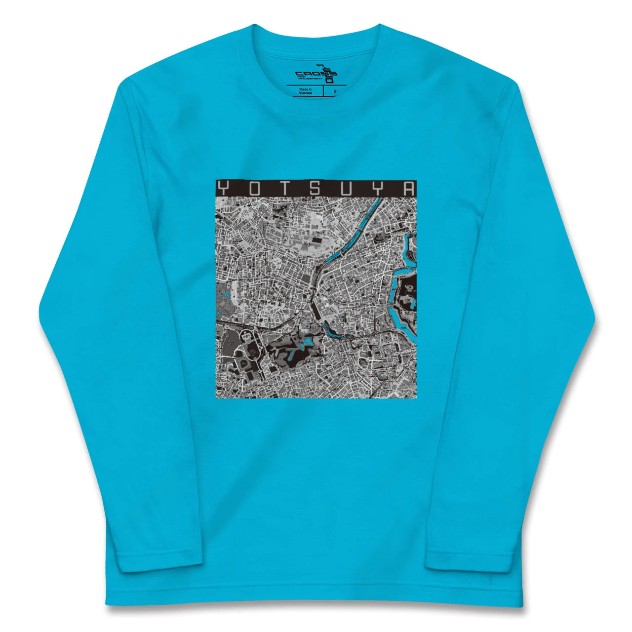 【四ツ谷（東京都）】地図柄ロングスリーブTシャツ
