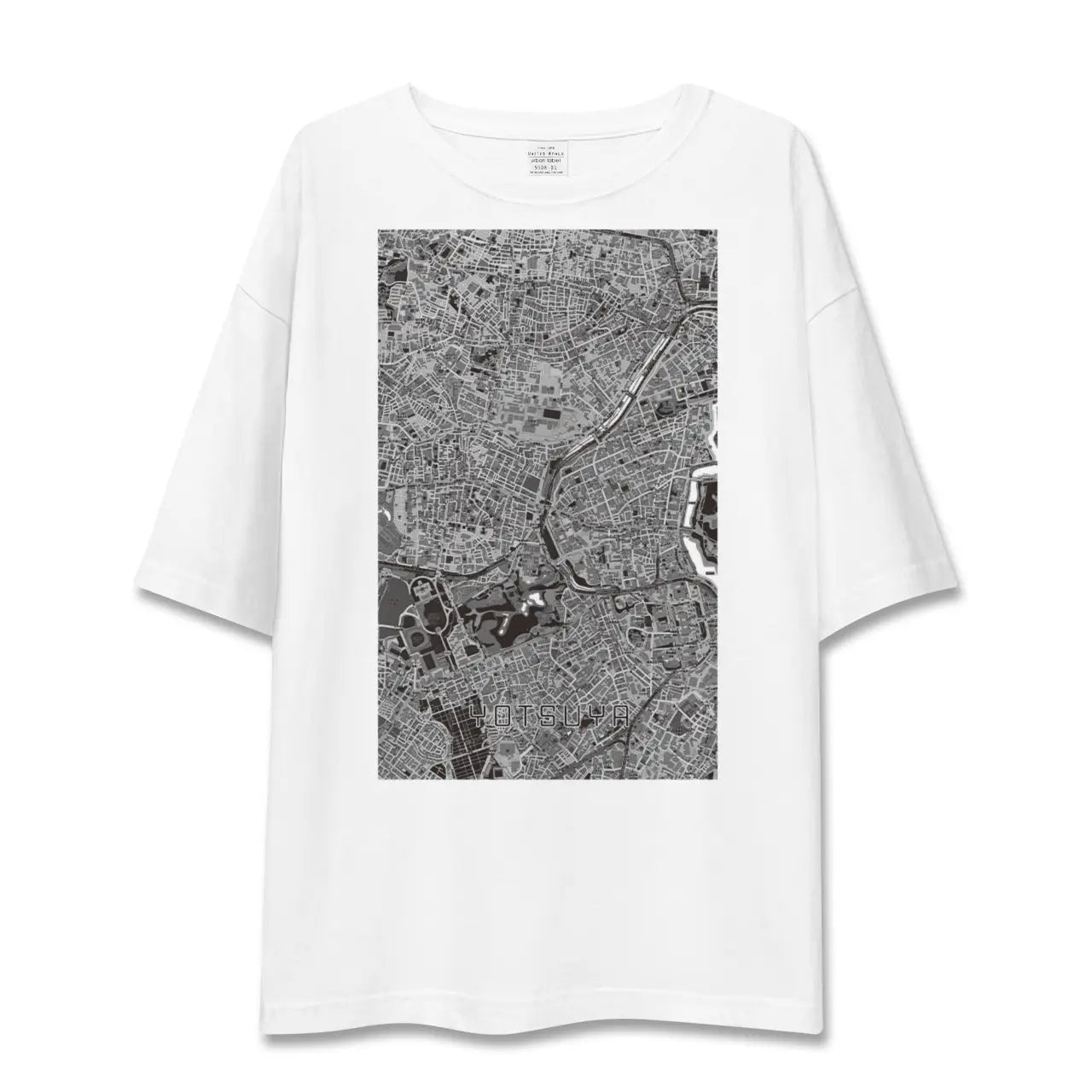 【四ツ谷（東京都）】地図柄ビッグシルエットTシャツ