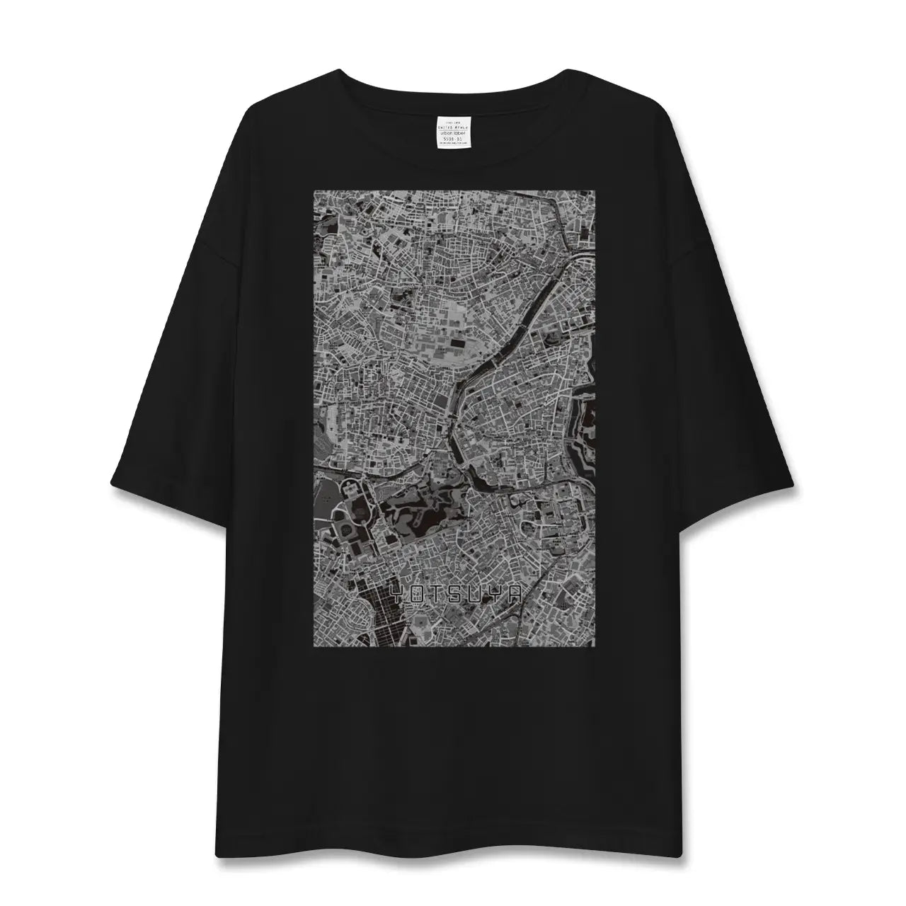 【四ツ谷（東京都）】地図柄ビッグシルエットTシャツ