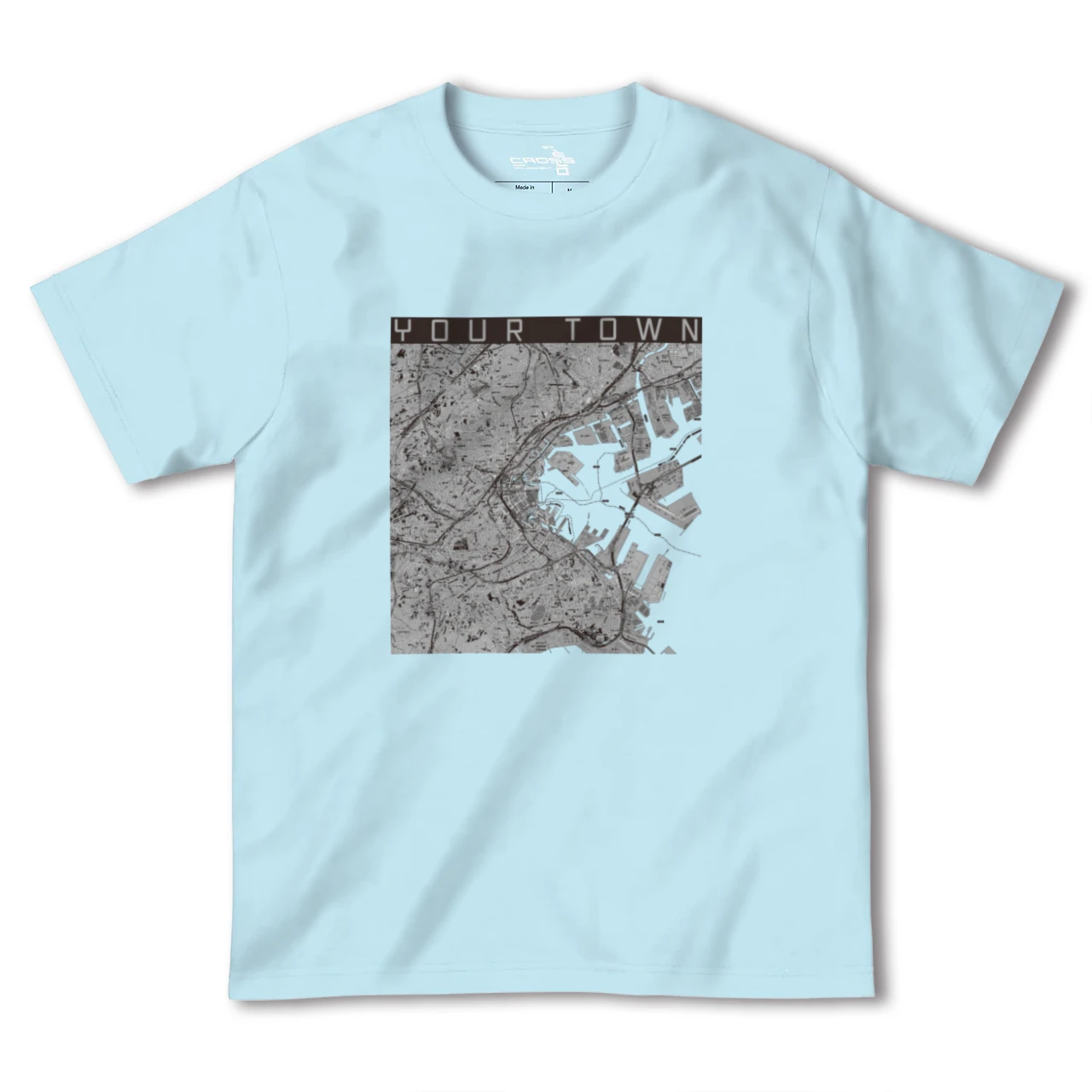 あなたの街】地図柄ヘビーウェイトTシャツ – クロスフィールド