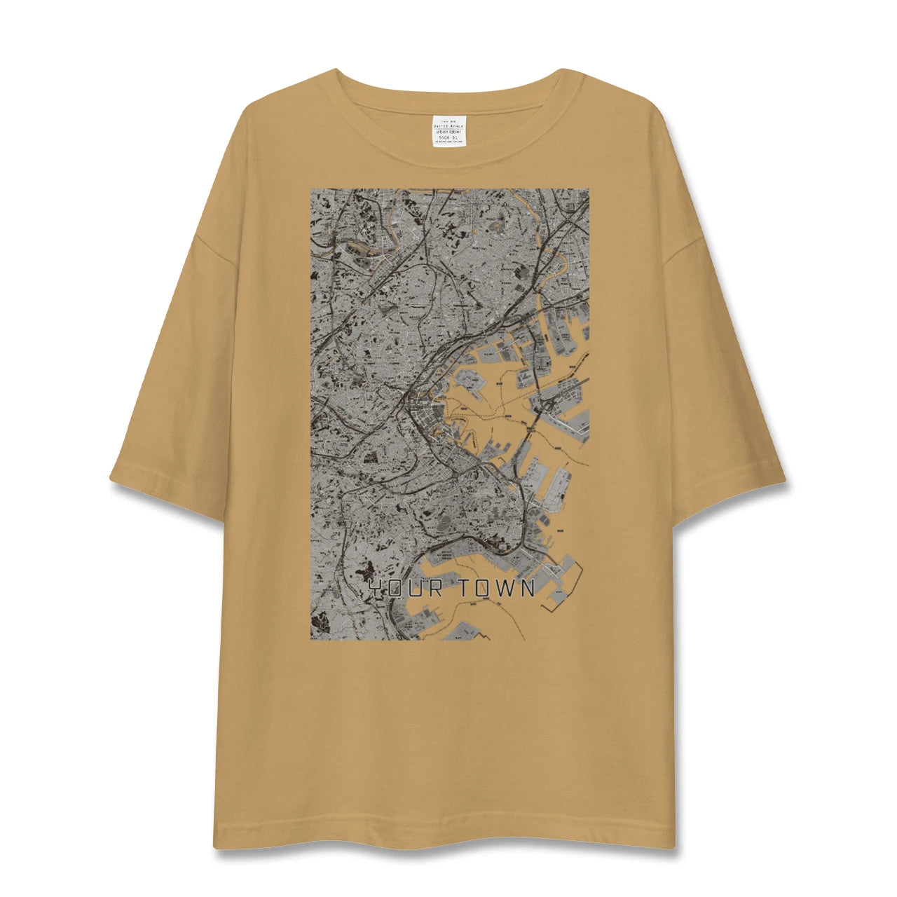 MDC展 見取り図ディスカバリーチャンネル ビックシルエットTシャツ 鳥取（鳥取県）】地図柄ビッグシルエットTシャツ – クロスフィールド