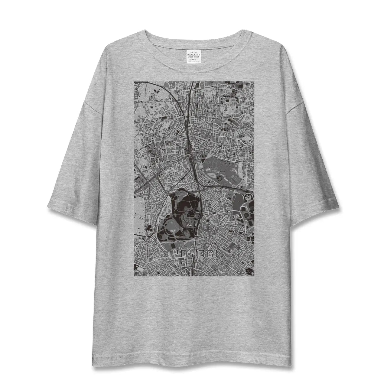 【代々木（東京都）】地図柄ビッグシルエットTシャツ