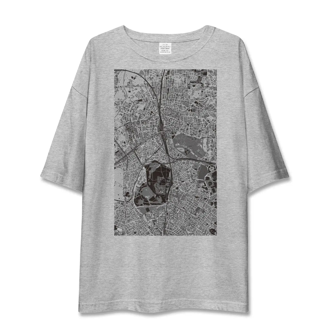 【代々木（東京都）】地図柄ビッグシルエットTシャツ