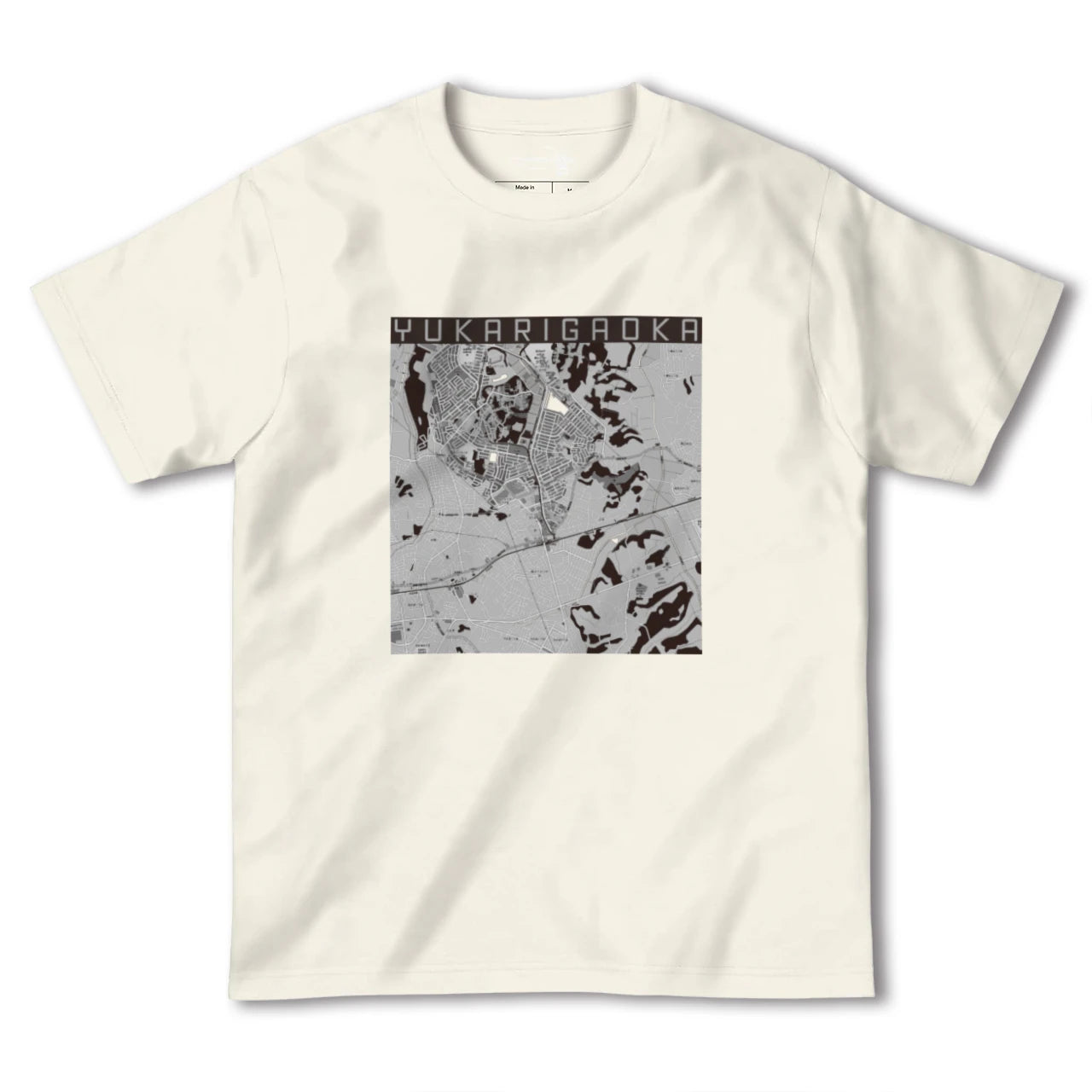 【ユーカリが丘（千葉県）】地図柄ヘビーウェイトTシャツ