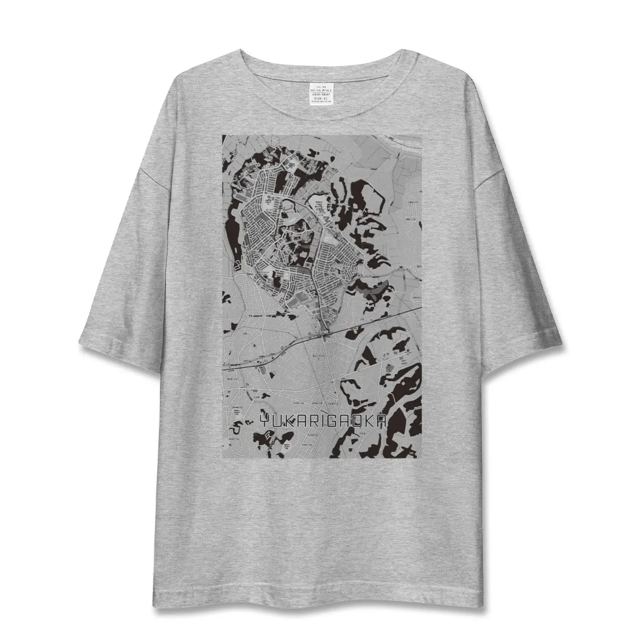 【ユーカリが丘（千葉県）】地図柄ビッグシルエットTシャツ