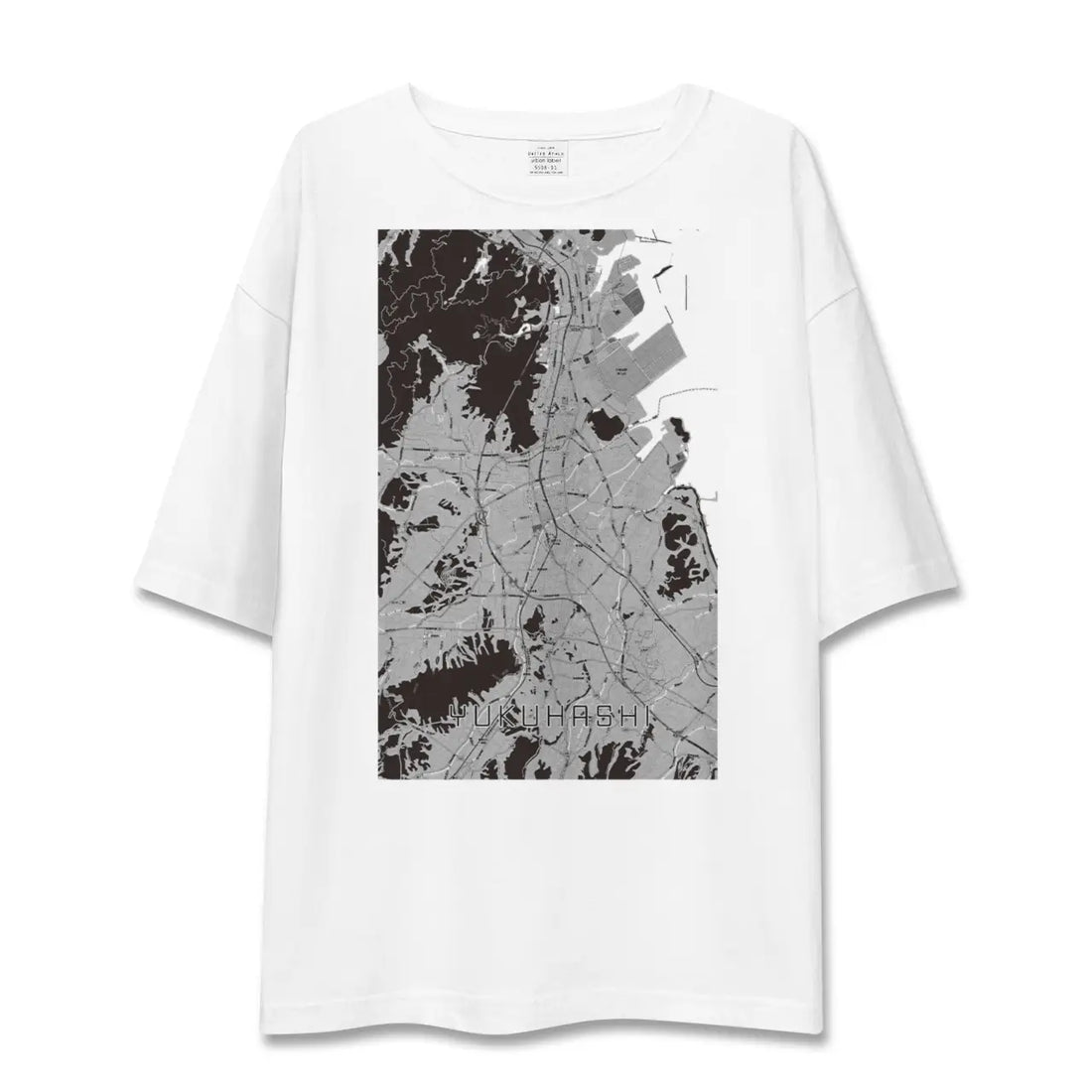 【行橋(福岡県)】地図柄ビッグシルエットTシャツ