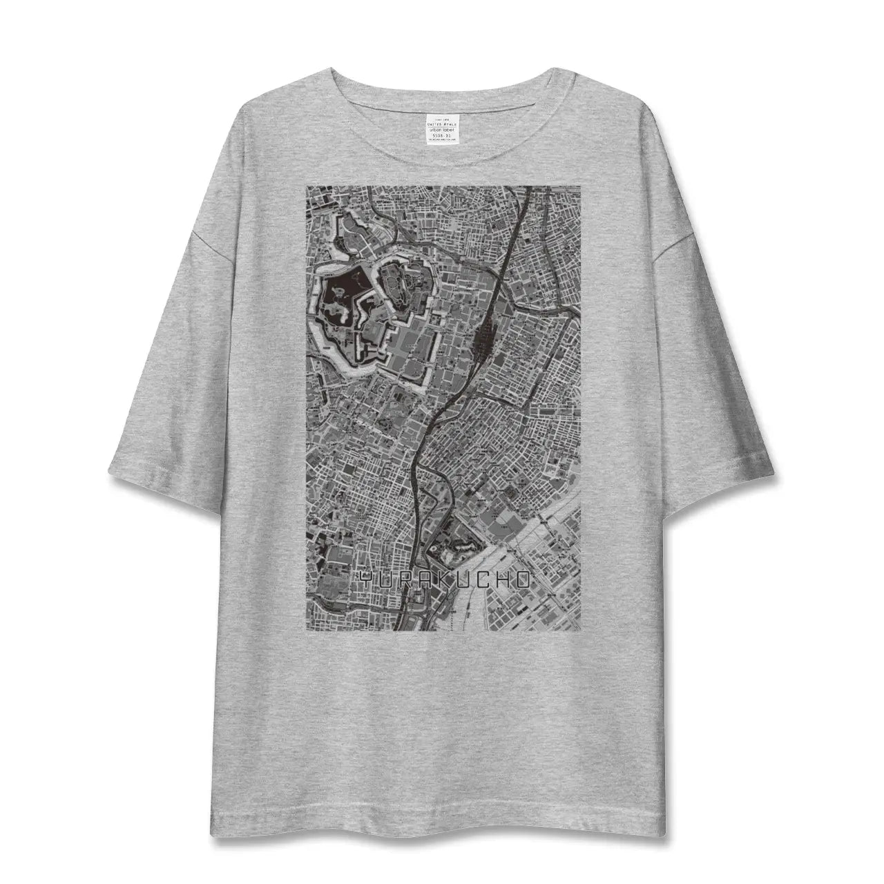 【有楽町（東京都）】地図柄ビッグシルエットTシャツ
