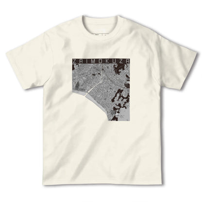 【材木座（神奈川県）】地図柄ヘビーウェイトTシャツ